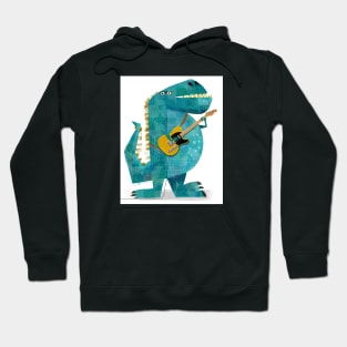 Telesaurus White Hoodie